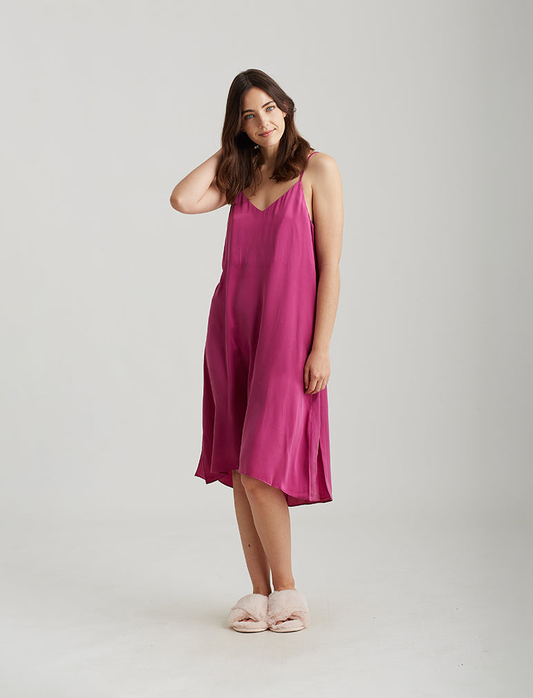 Audrey Silk Slip Nightie