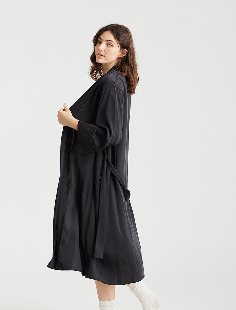 Audrey Silk Long Robe