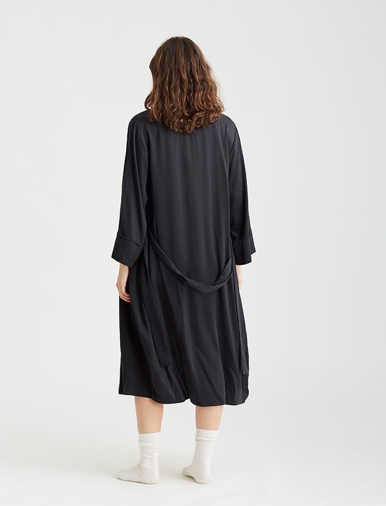 Audrey Silk Long Robe
