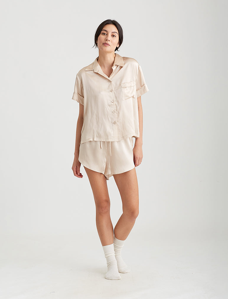 Audrey Silk Boxer PJ