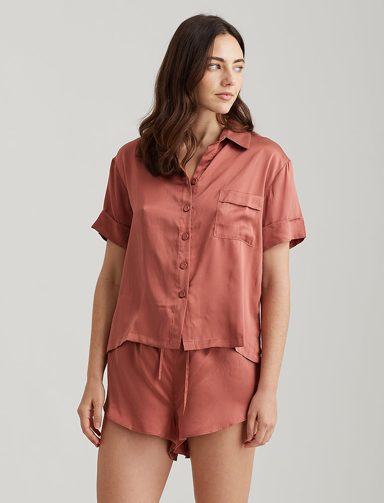 Audrey Silk Boxer PJ