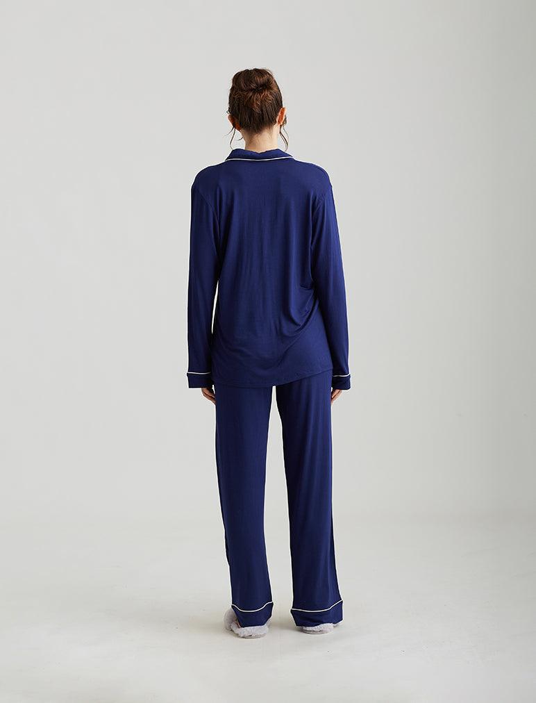Kate Modal Soft Full Length PJ Set