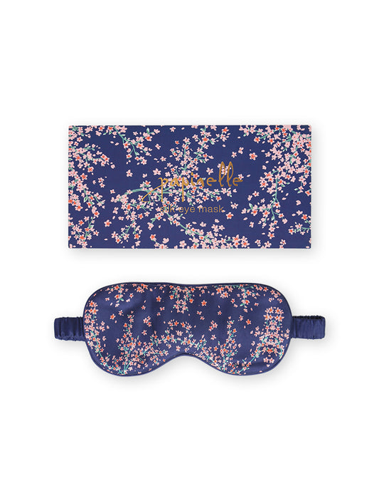 Audrey Boxed Printed Silk Eye Mask