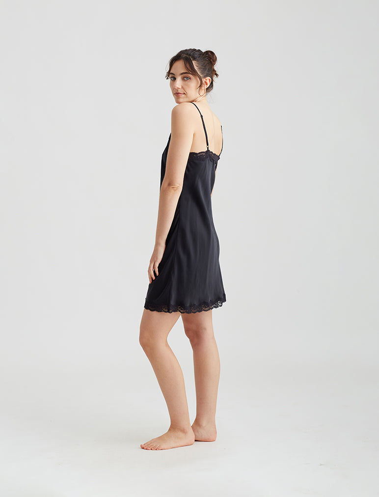 Camille Silk Lace Slip Nightie