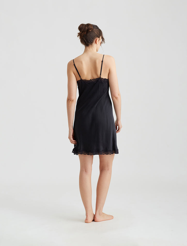 Camille Silk Lace Slip Nightie