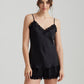 Camille Silk Lace Cami and Boxer Set