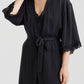 Camille Silk Lace Robe
