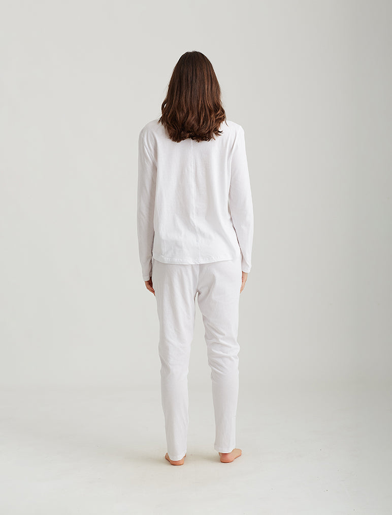 Jada Organic Cotton Knit Long Sleeve Tee