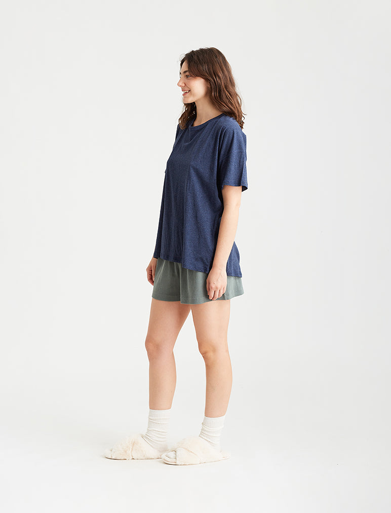 Jada Organic Cotton Knit Tee