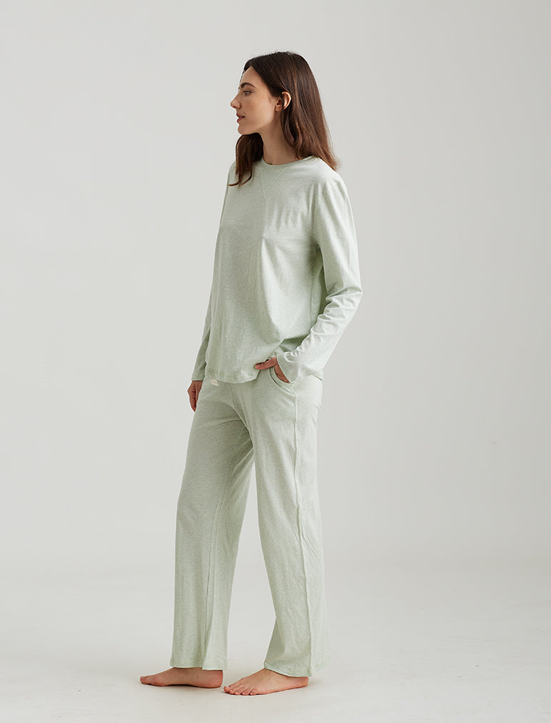Jada Organic Cotton Knit Long Sleeve Tee