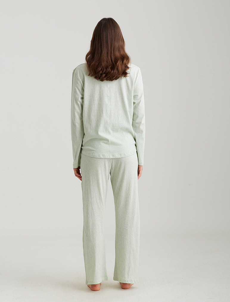 Jada Organic Cotton Knit Long Sleeve Tee