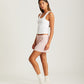 Milla Rib Shelf Bra Semi Crop Tank