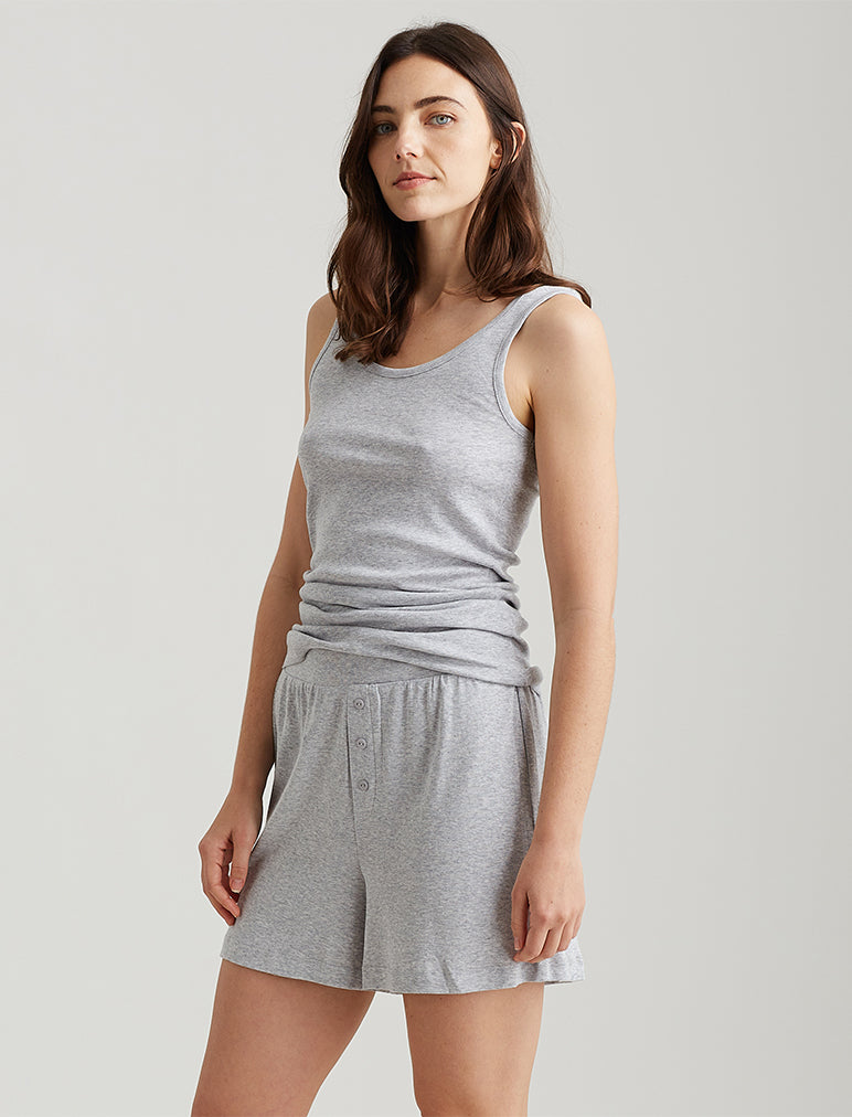 Pia Cotton Modal Pull On Shorts