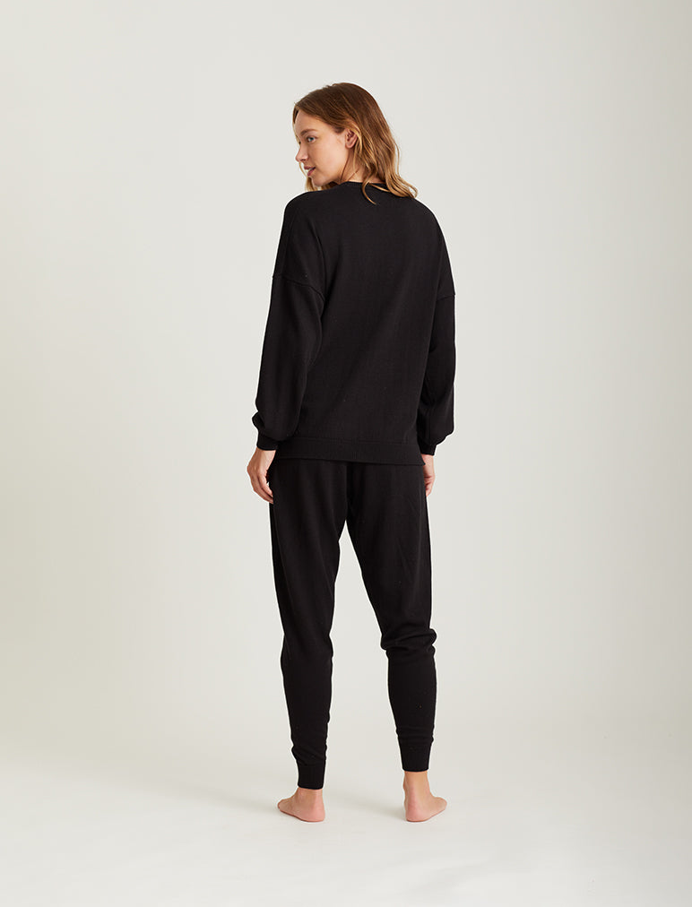 Cashmere Crew Neck Long Sleeve Top