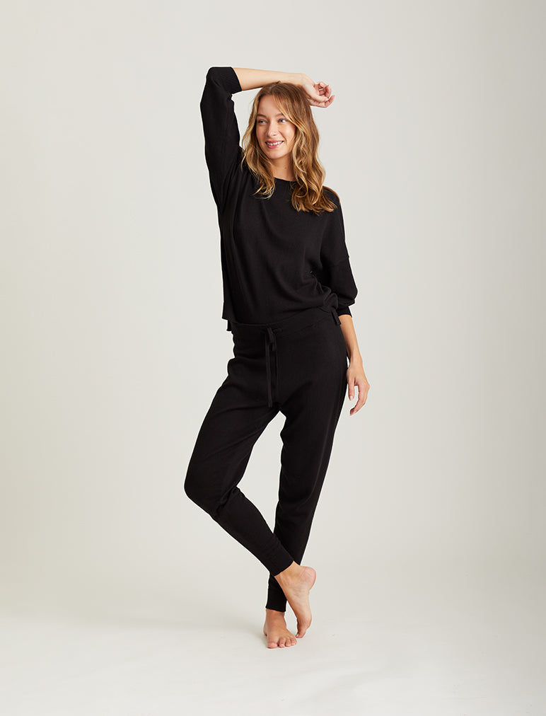 Cashmere Crew Neck Long Sleeve Top