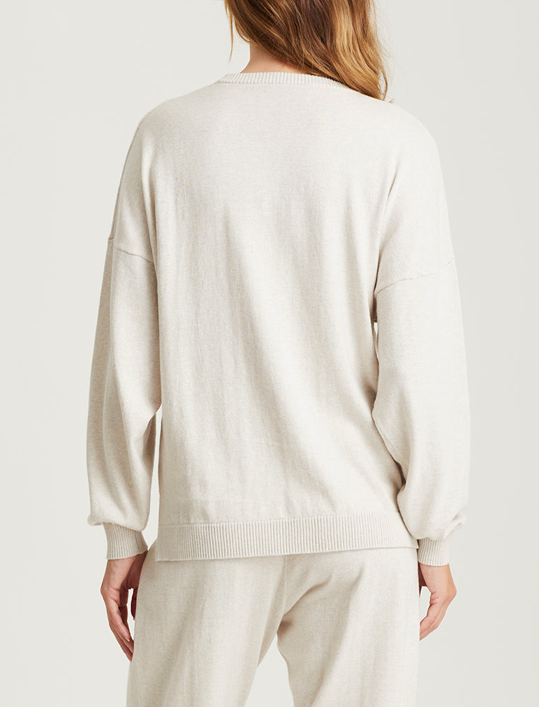 Cashmere Crew Neck Long Sleeve Top