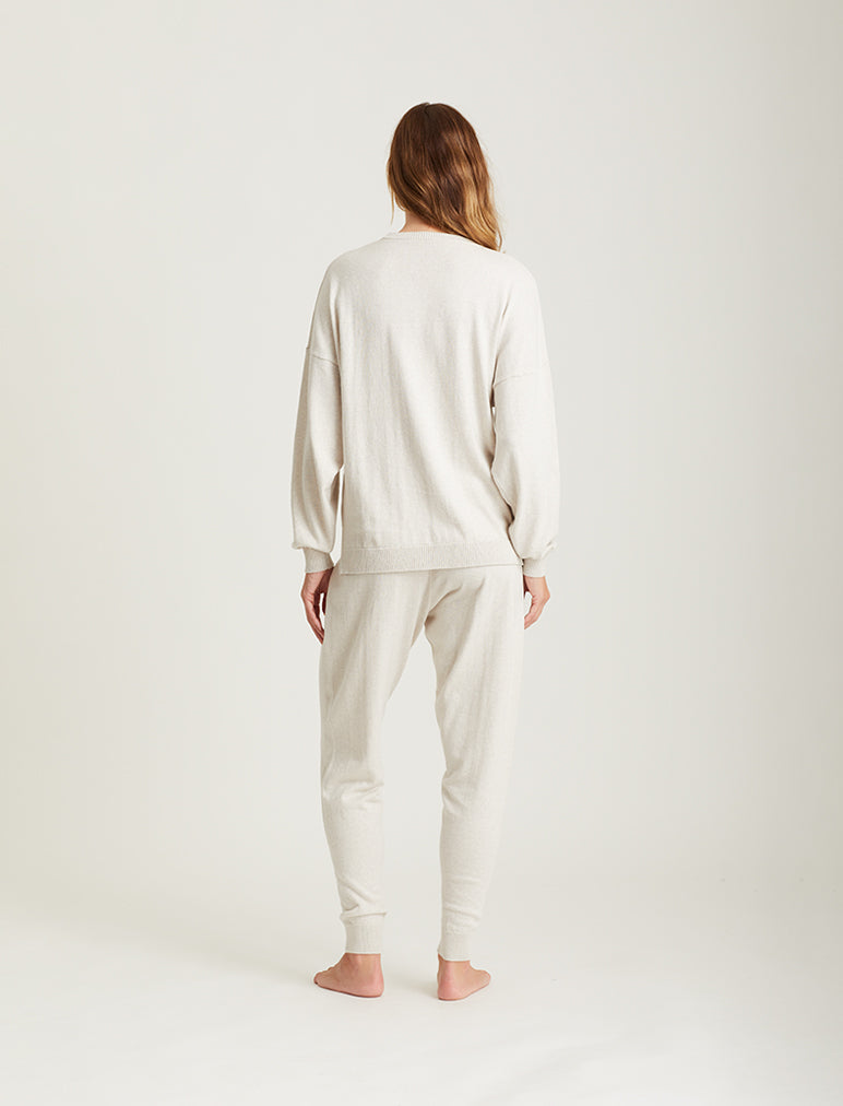 Cashmere Crew Neck Long Sleeve Top