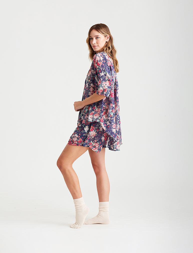 Grace Floral Short Sleeve Top