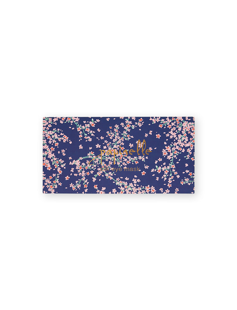 Audrey Boxed Printed Silk Eye Mask