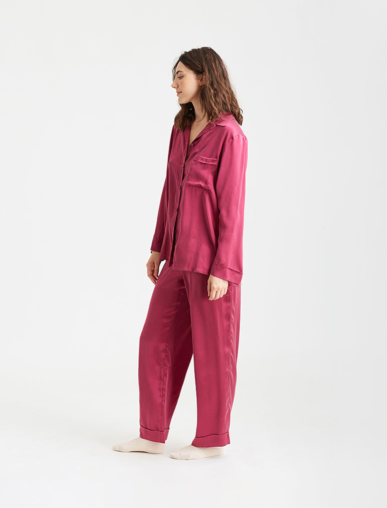 Audrey Pure Silk Full Length PJ