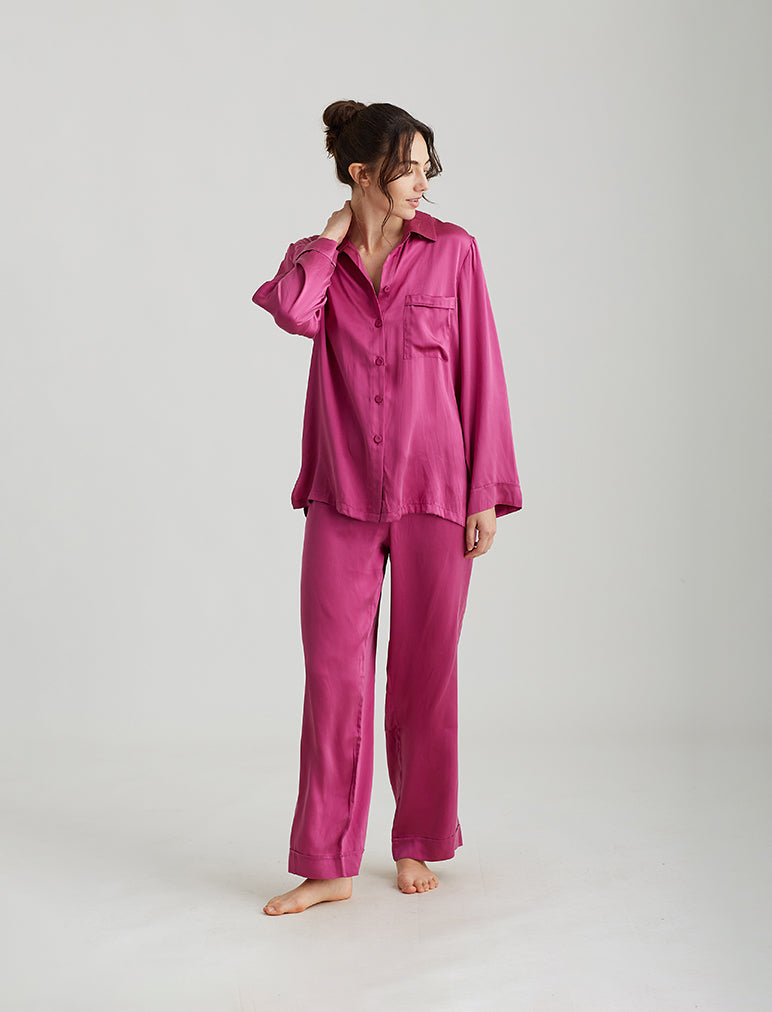 Audrey Pure Silk Full Length PJ