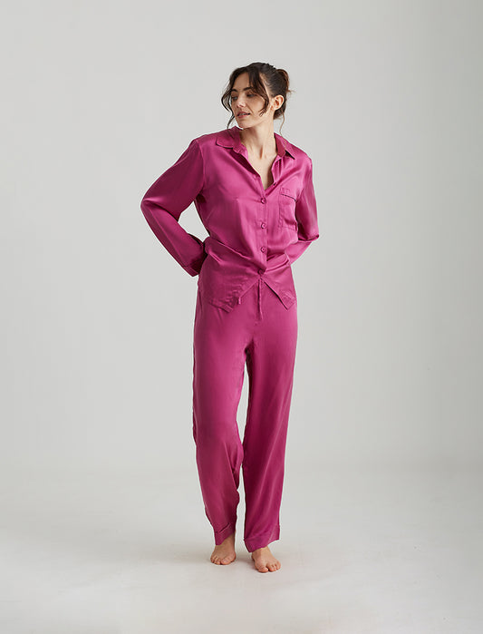 Audrey Pure Silk Full Length PJ