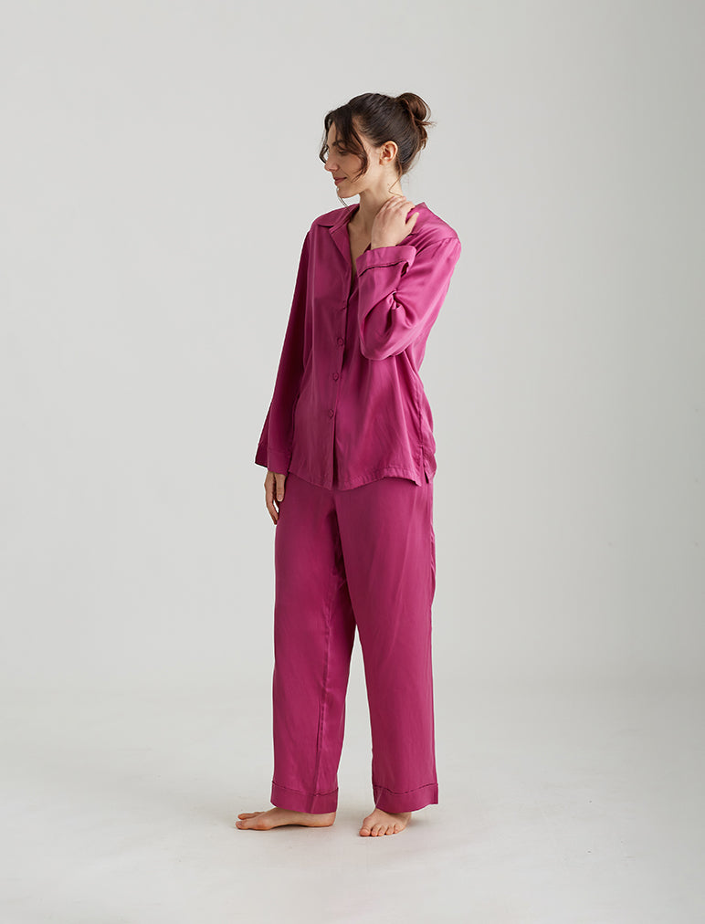 Audrey Pure Silk Full Length PJ