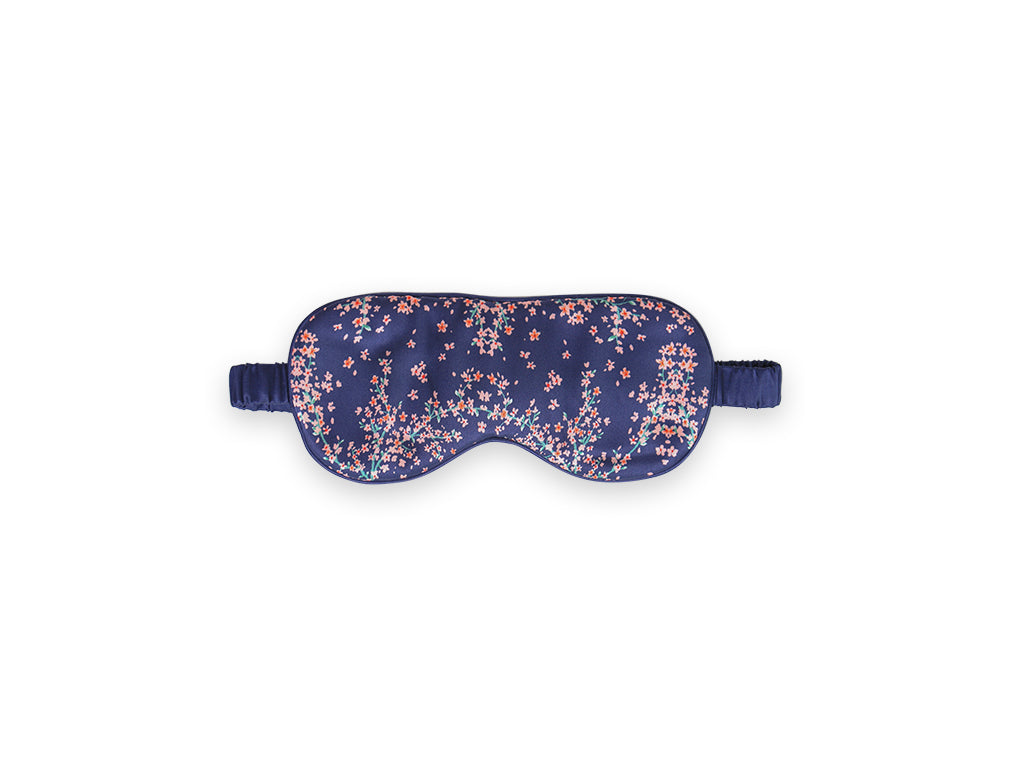 Audrey Boxed Printed Silk Eye Mask