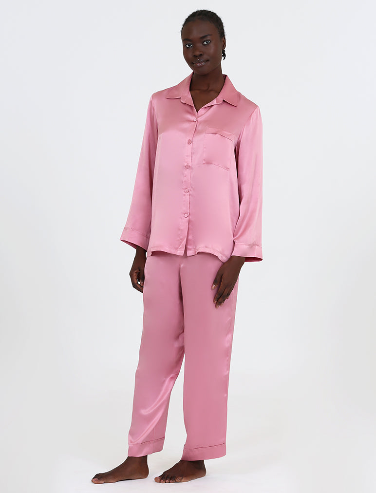 Audrey Pure Silk Full Length PJ