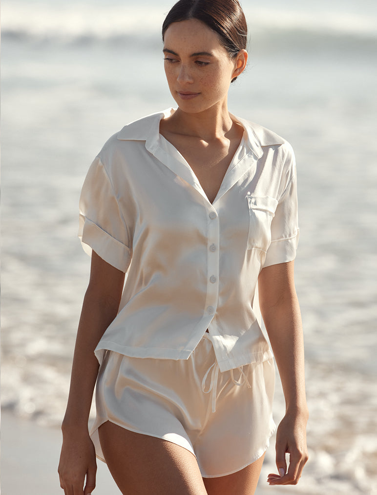 Audrey Silk Boxer PJ