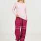 Comfy Plaid Jogger and Feather Soft Top