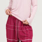 Comfy Plaid Jogger and Feather Soft Top