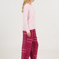 Comfy Plaid Jogger and Feather Soft Top