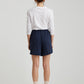 Jada Organic Knit Boxer in Navy