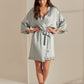 Camille Silk Lace Robe