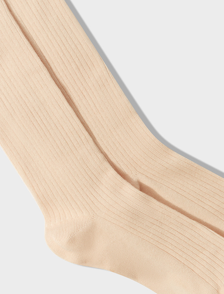 Organic Cotton Rib Socks