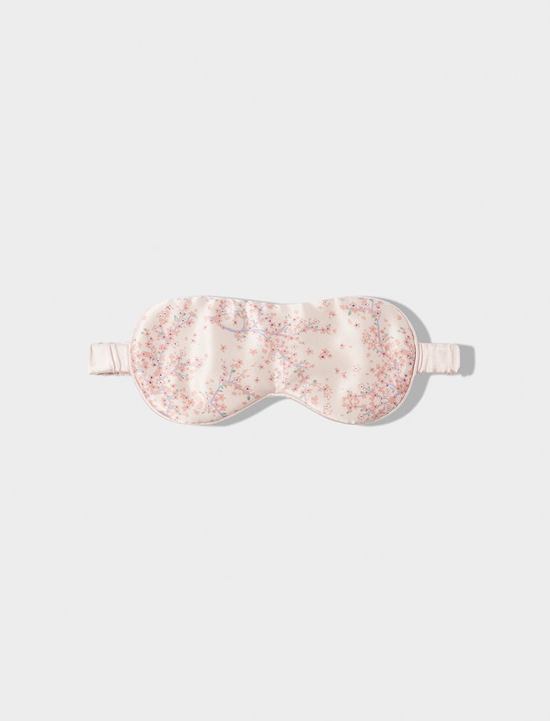 Audrey Boxed Printed Silk Eye Mask