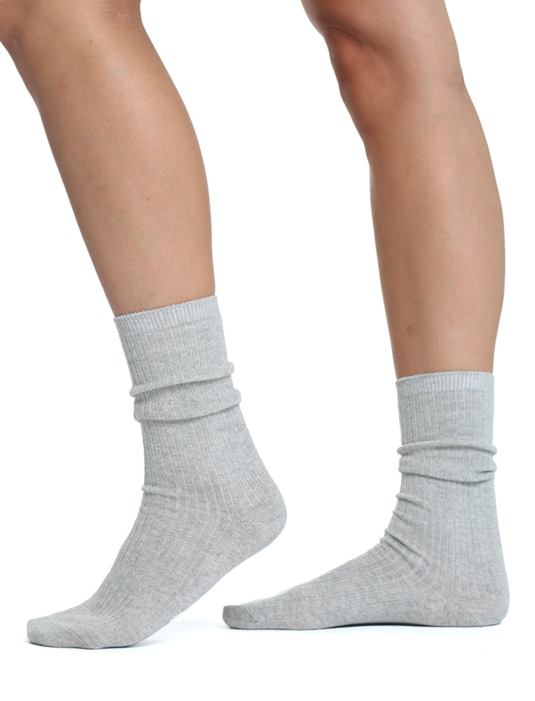 Organic Cotton Rib Socks