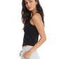 Milla Rib Shelf Bra Semi Crop Tank