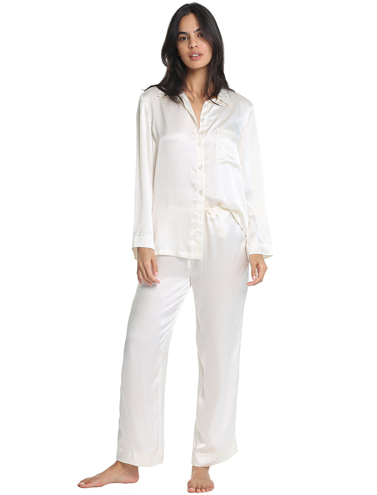 Audrey Pure Silk Full Length PJ