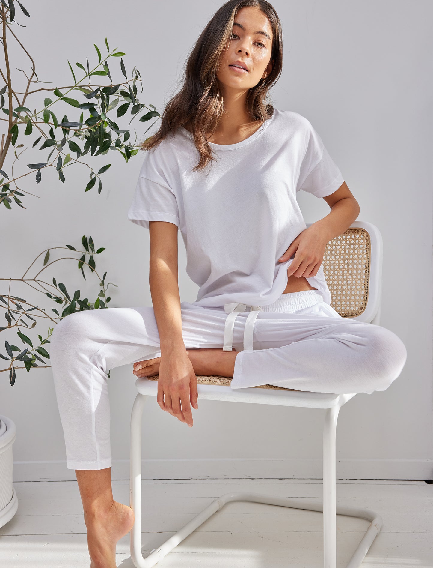 Jada Organic Cotton Knit Tee